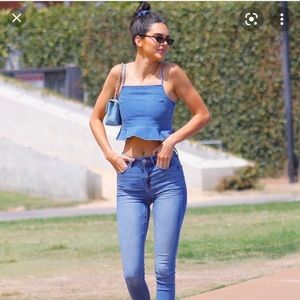 American eagle outfitters denim tank